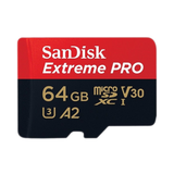 Memory Card | Micro SD Card | SanDisk 64GB Extreme Pro + Adaptor